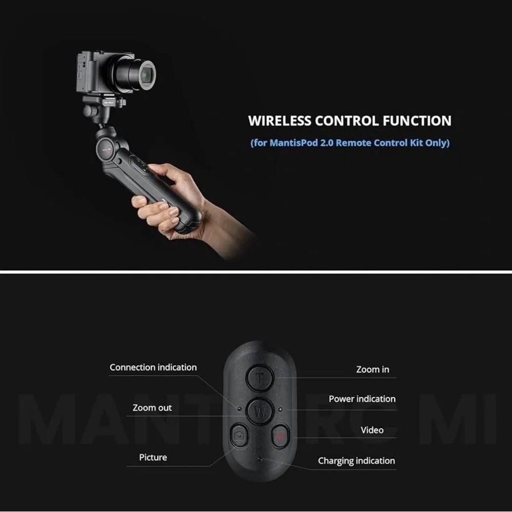 MANTISPOD 2.0 Bluetooth Mini Vlogging Tripod Small Travel Flexible DSLR